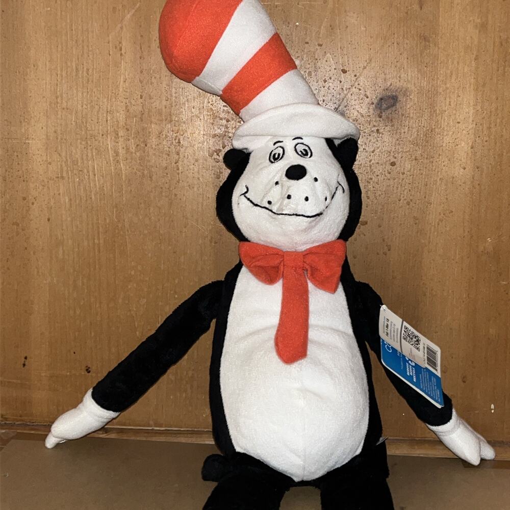 Dr. Seuss "Cat in the Hat" 18 Inches Plush Toy, Exclusive. New
